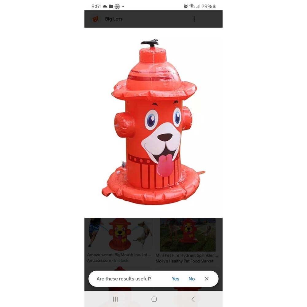 Pet Fire Hydrant Water‎ Sprinkler New in Box Great For Dogs In The Hot Summer
